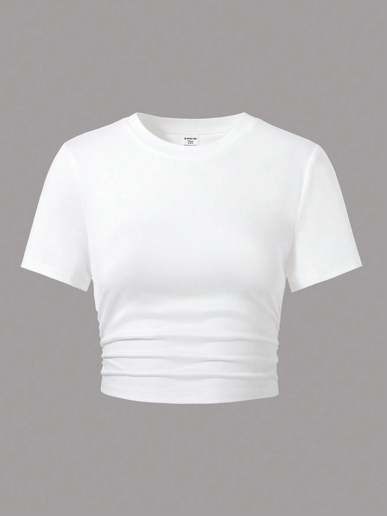 Basic Round Neck Top Half Sleeves
