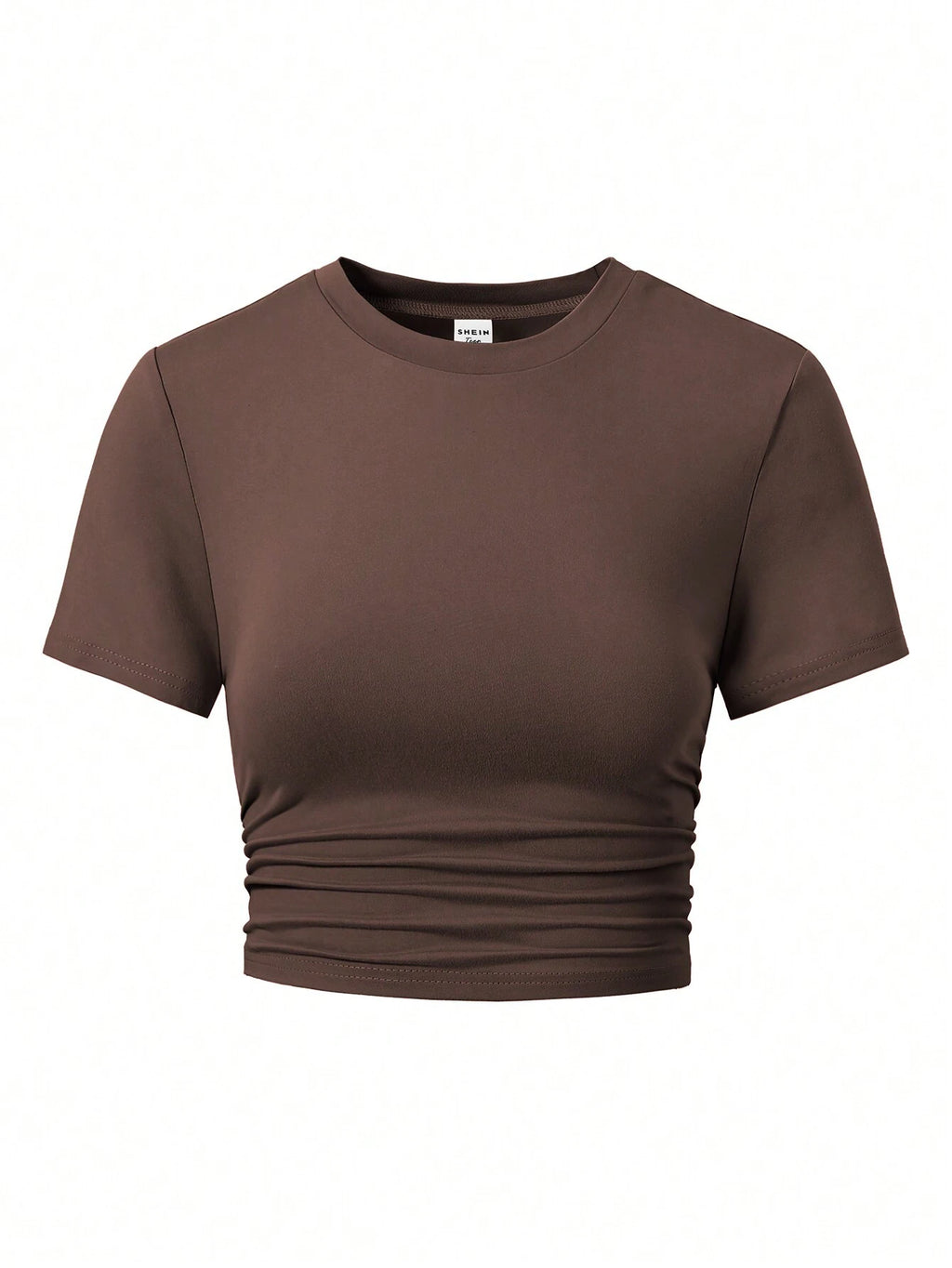 Basic Round Neck Top Half Sleeves
