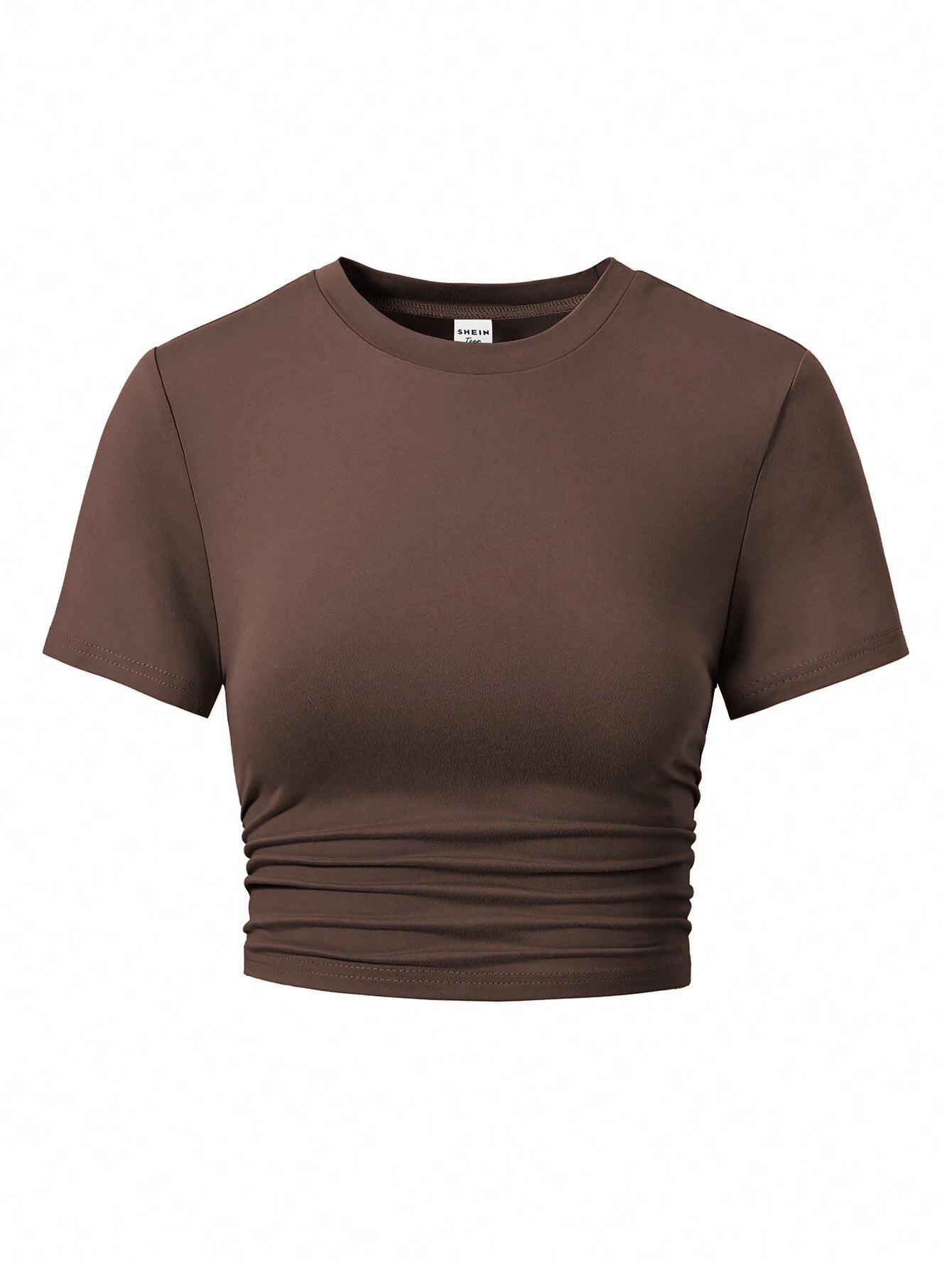 Basic Round Neck Top Half Sleeves
