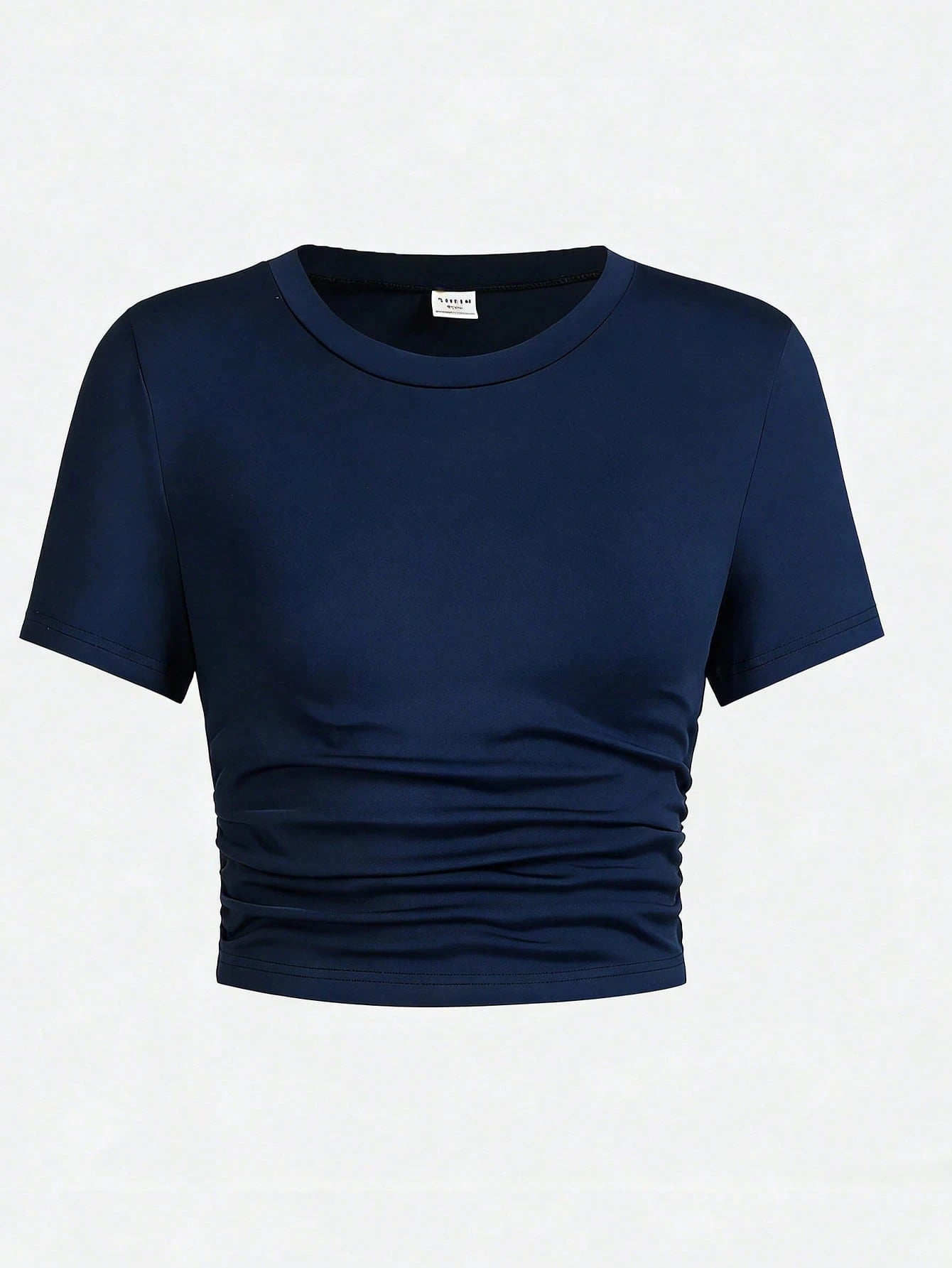 Basic Round Neck Top Half Sleeves