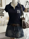 Serenity Printed Polo Half Sleeves