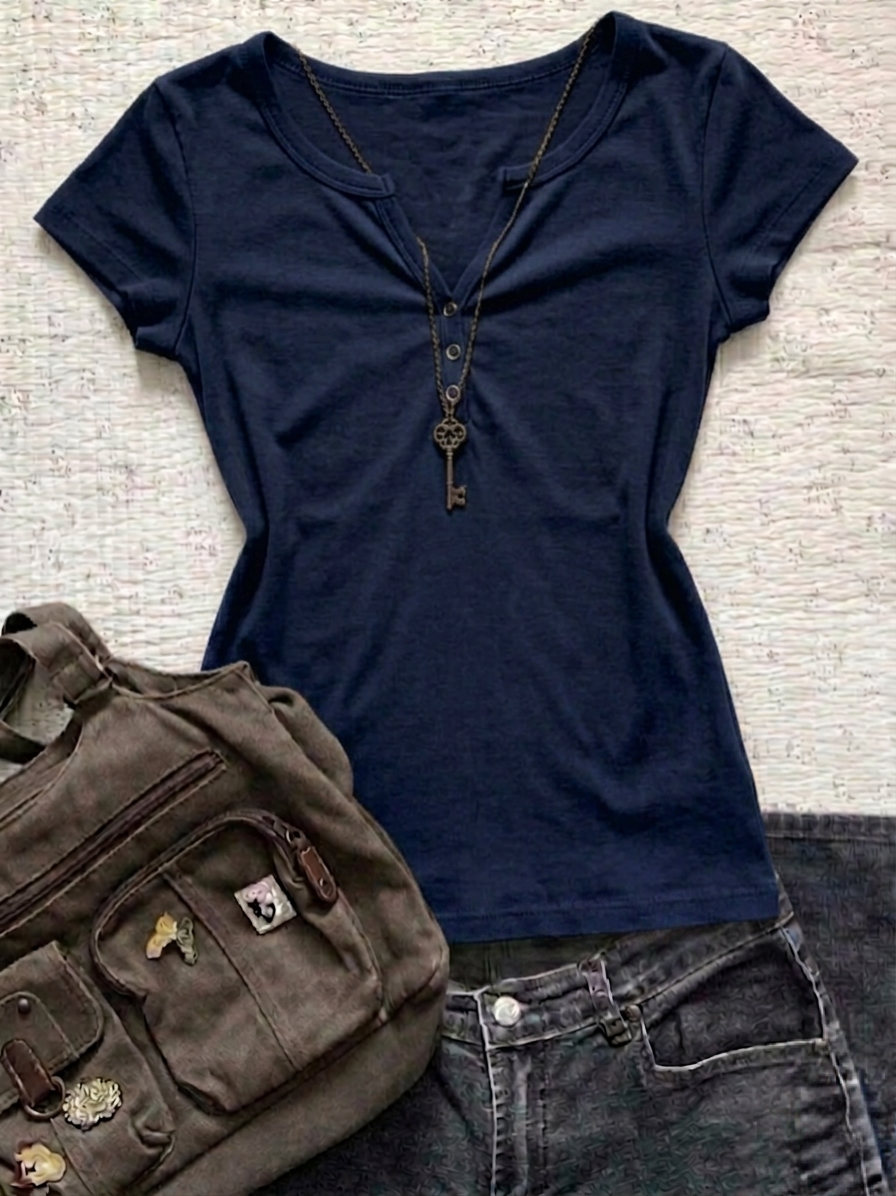 Henley 4.O Half Sleeves