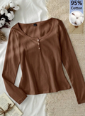 Round Henley Full Sleeves