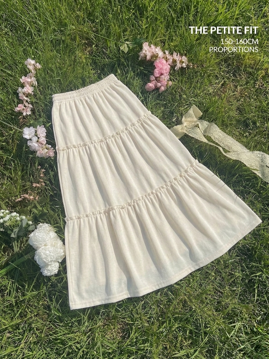 Multi-Layered Jersey Skirt