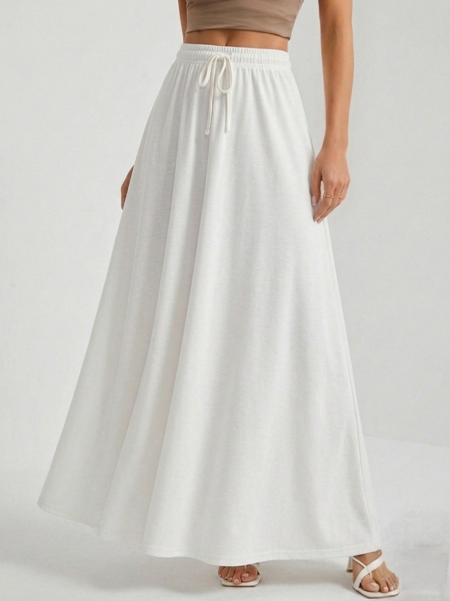 Flare Jersey Skirt