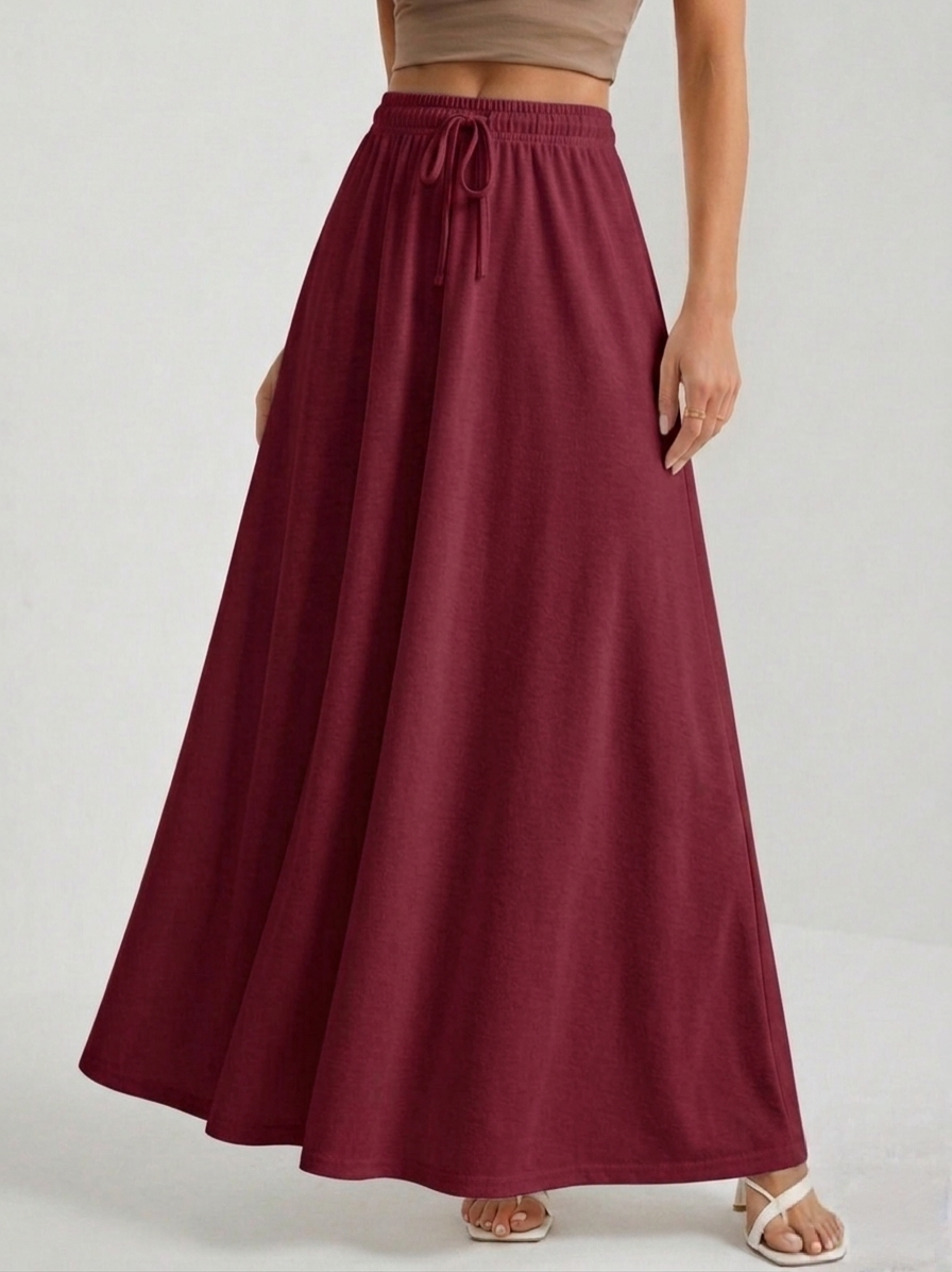 Flare Jersey Skirt