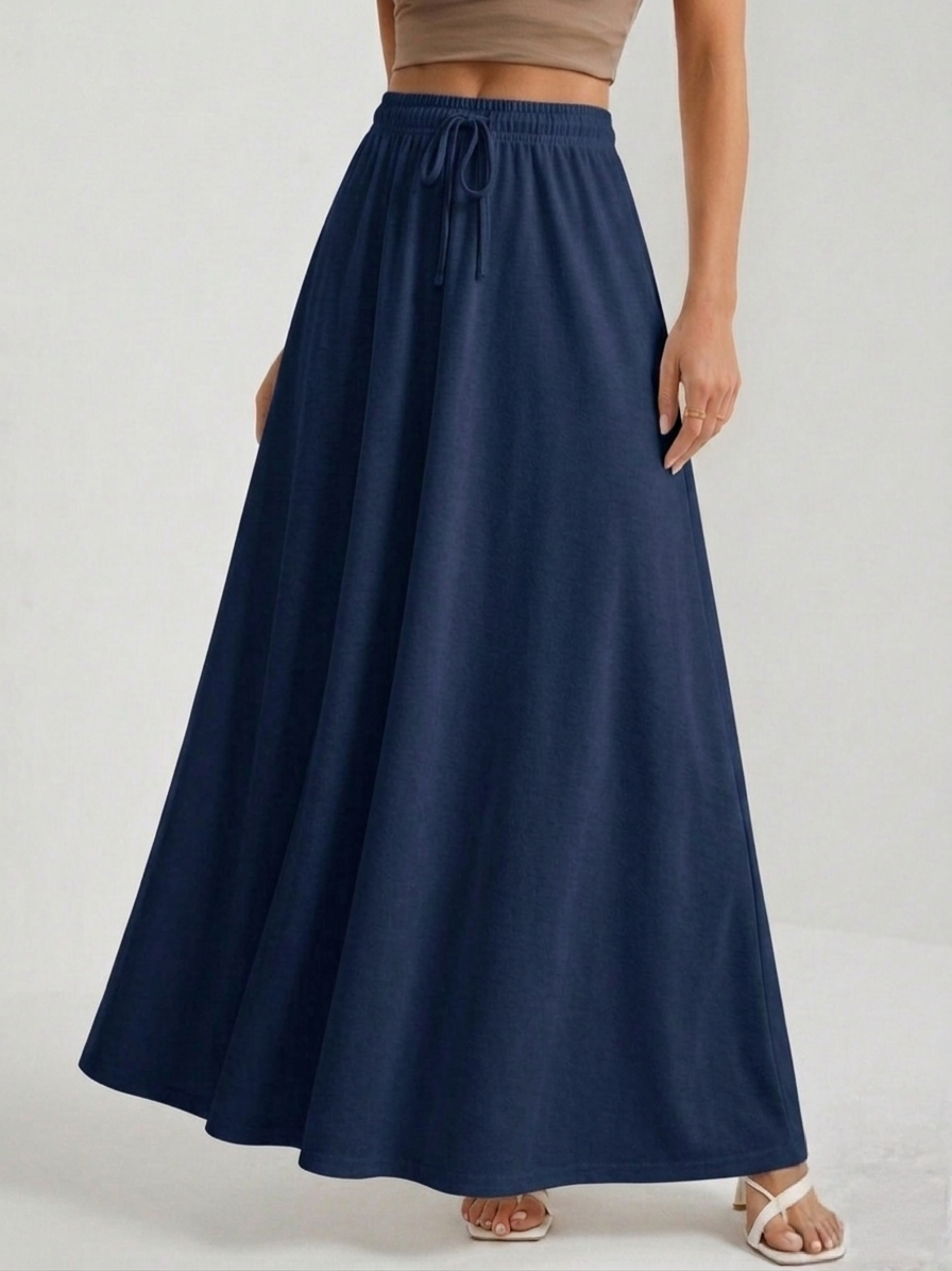 Flare Jersey Skirt