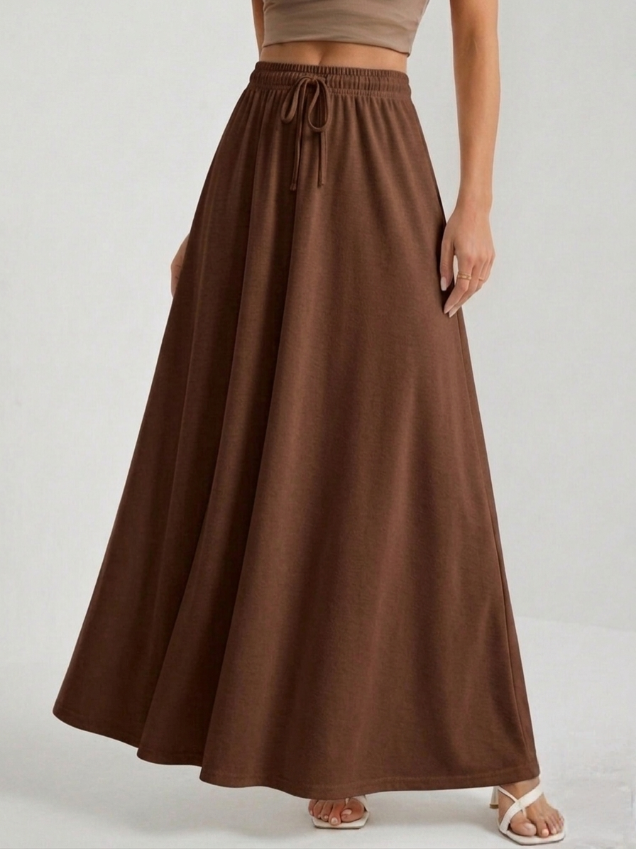 Flare Jersey Skirt