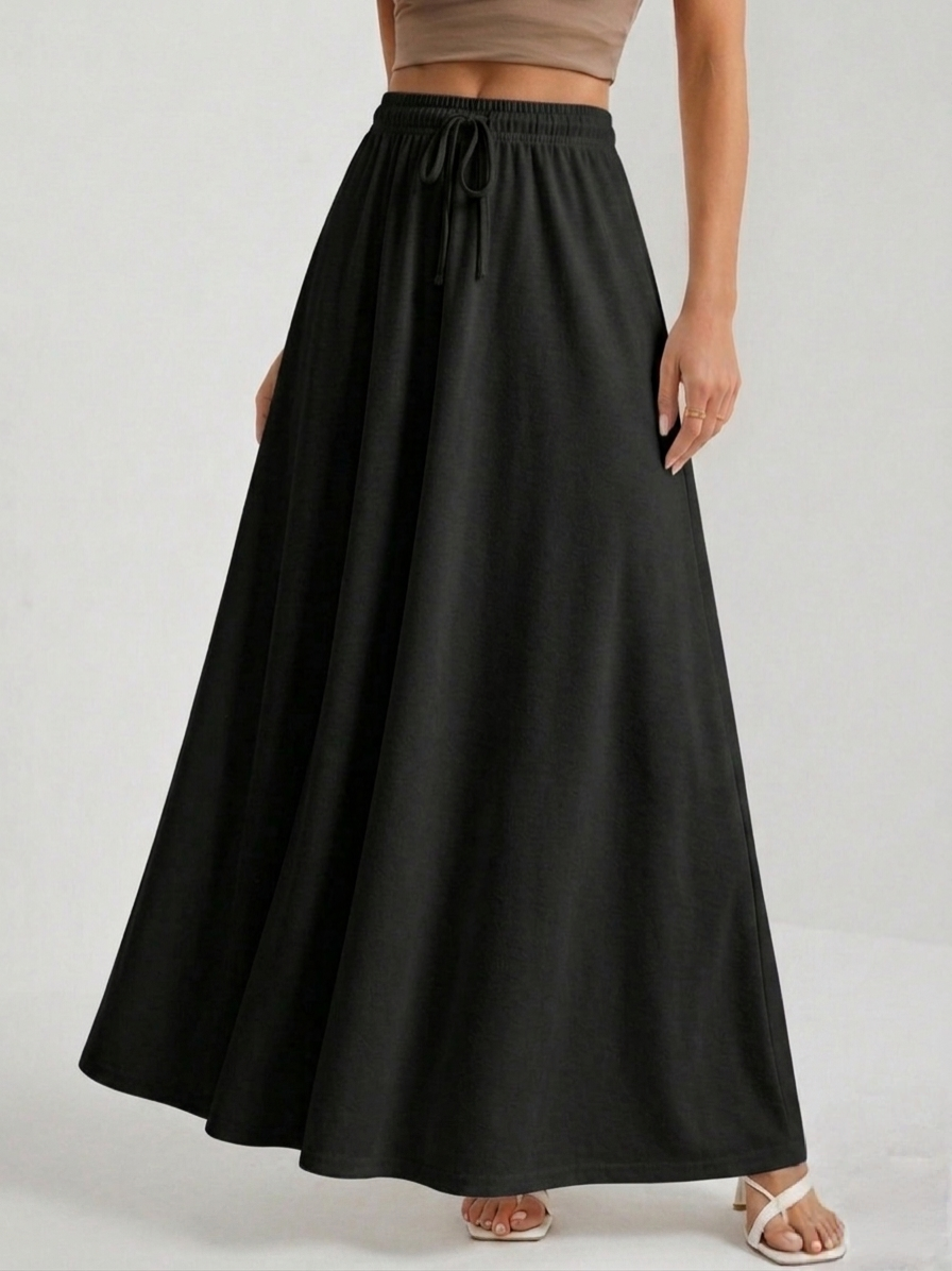 Flare Jersey Skirt