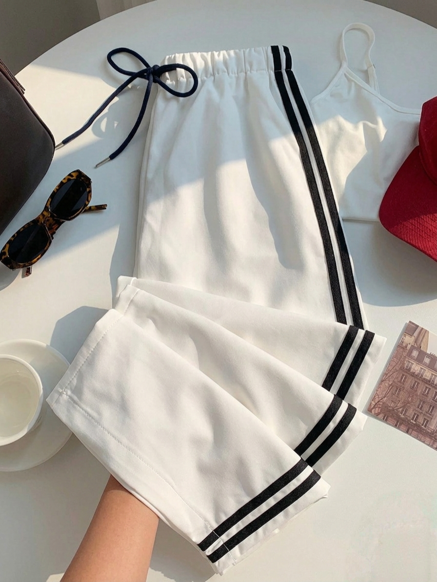 Stripes Wide Leg Trouser