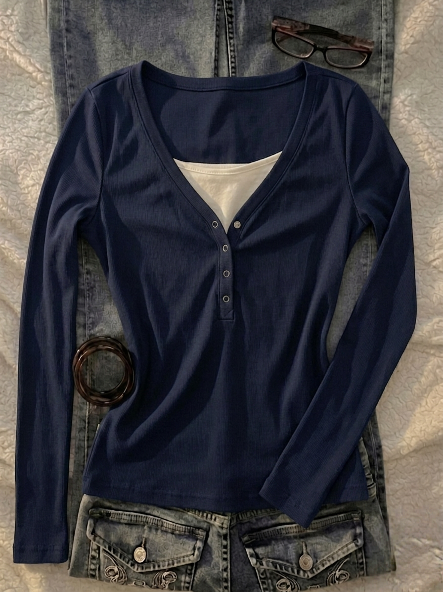 Notch Henley 4.O Full Sleeves