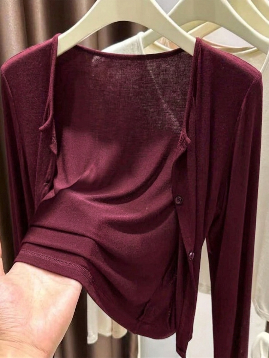 Button Down Cardigan Full Sleeves
