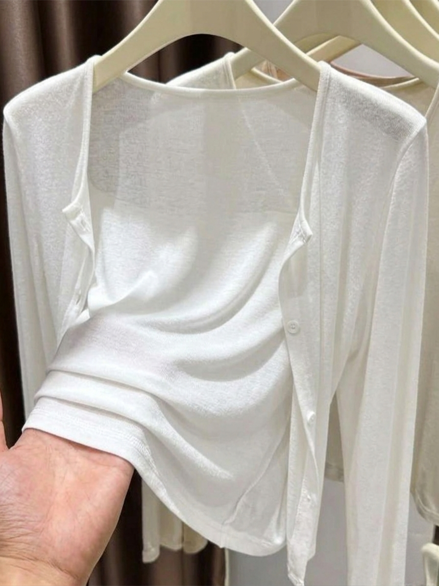 Button Down Cardigan Full Sleeves