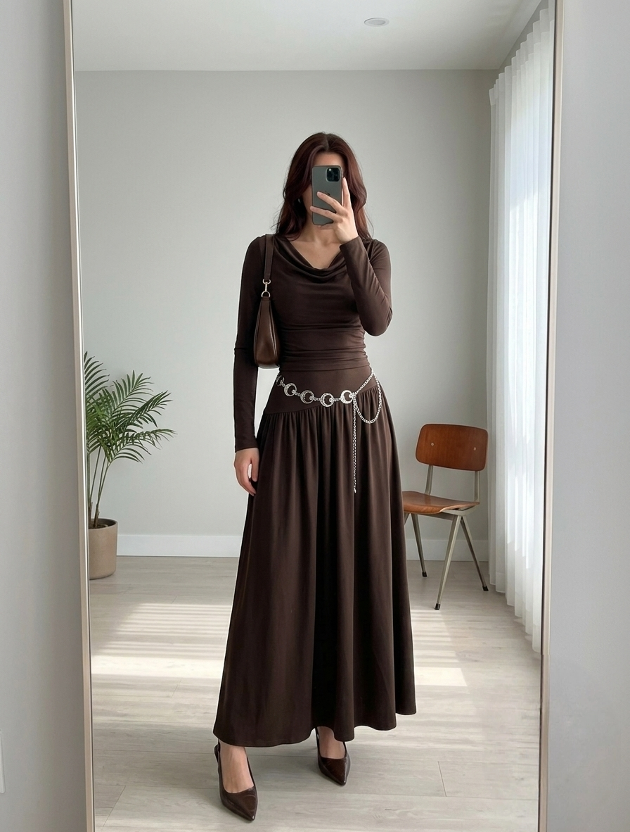 Ruffle Top & Frock Dress
