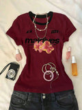 Maldives Printed Half Sleeves Top
