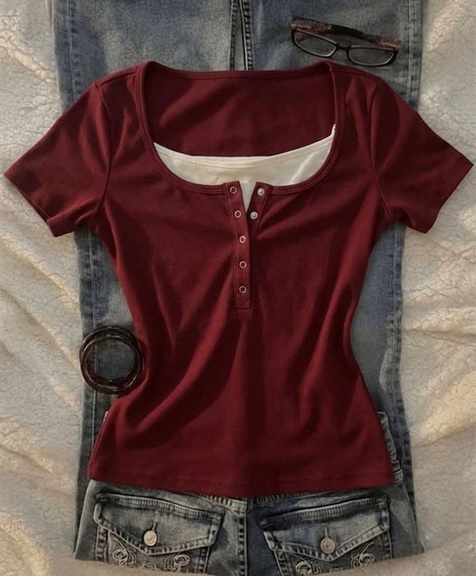 Henley 4.O Half Sleeves
