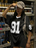 Graphic 91 Print Oversized Tee
